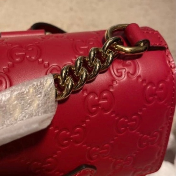 Gucci CC signature padlock backpack main image 8